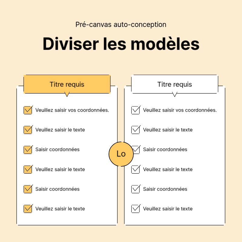 Créer un simple billet promotionnel en jaune et gris Présentation