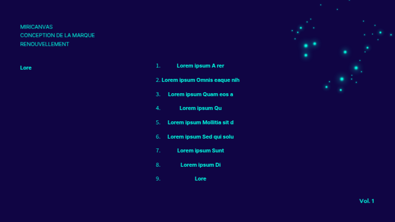 Une proposition simple de renouvellement de la marque en bleu marine