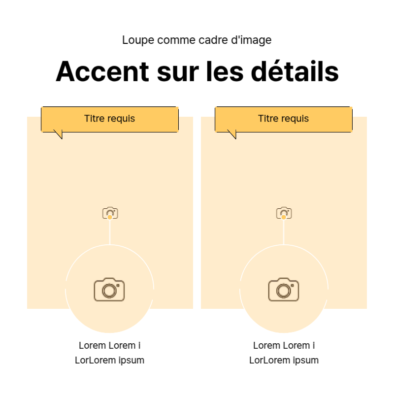 Créer un simple billet promotionnel en jaune et gris Présentation