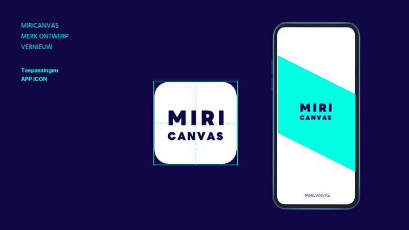 Een eenvoudig, marineblauw voorstel voor merkvernieuwing