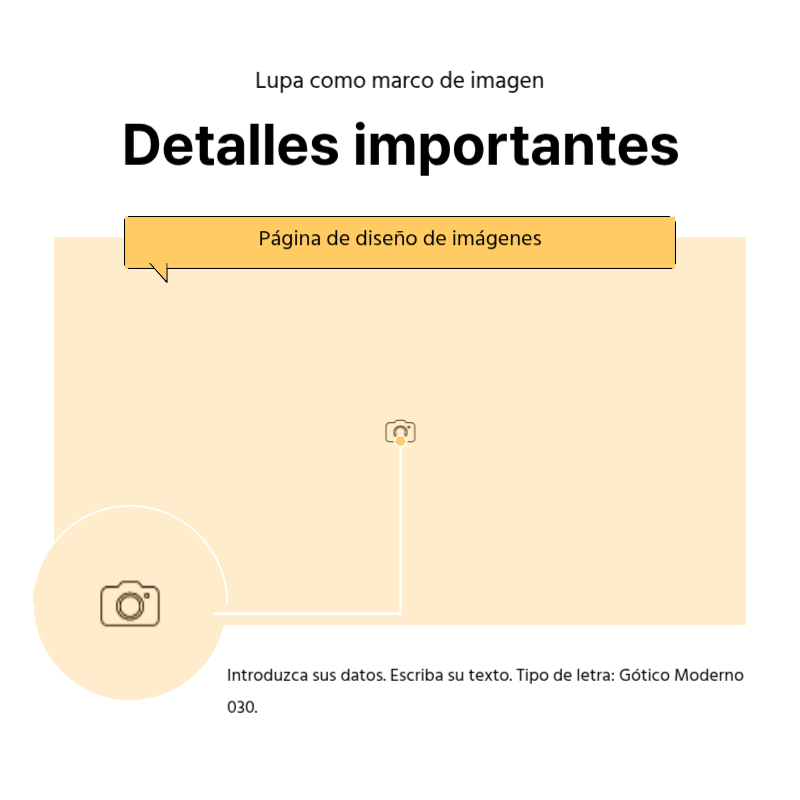 Crear un sencillo puesto promocional en amarillo y gris Presentación