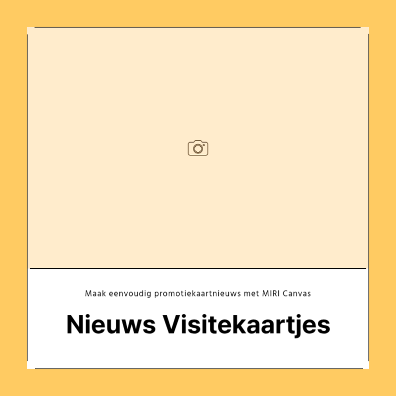 Maak een eenvoudige promotiepost in geel en grijs Presentatie