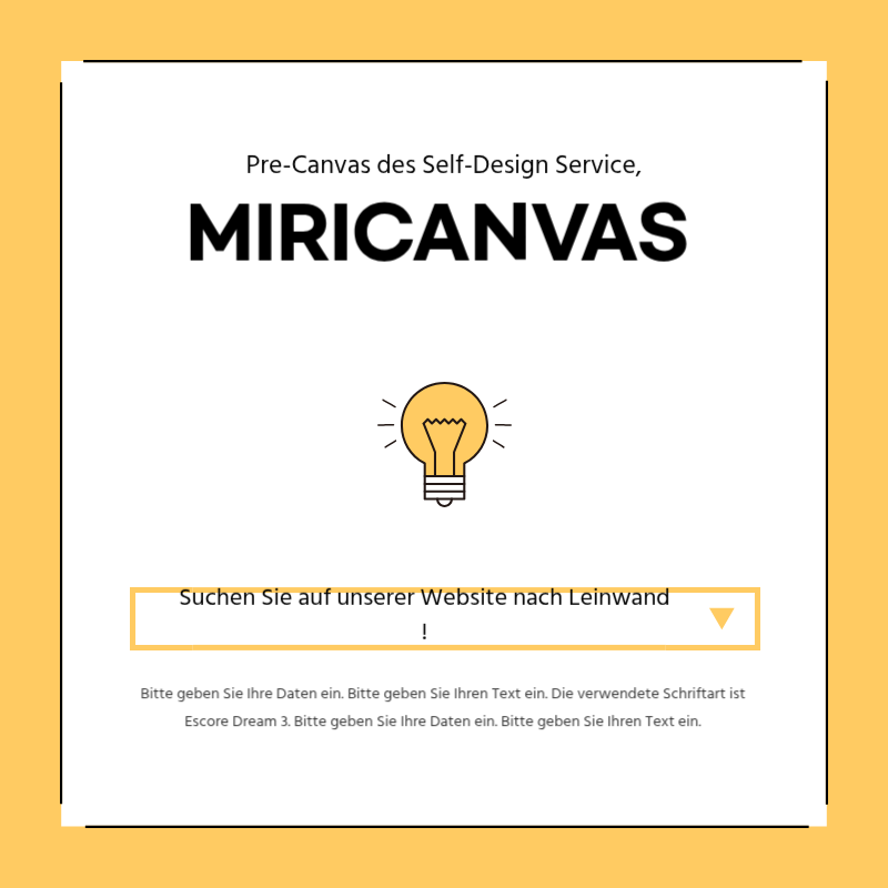 Erstellen Sie eine einfache Werbesendung in gelb und grau Präsentation