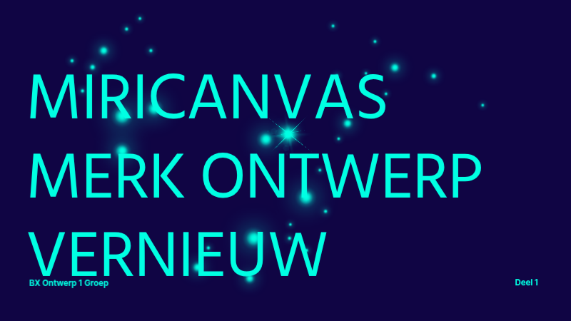 Een eenvoudig, marineblauw voorstel voor merkvernieuwing