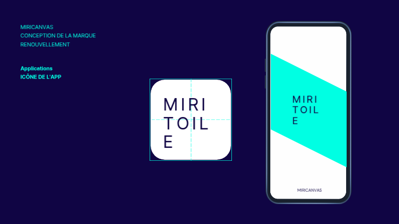 Une proposition simple de renouvellement de la marque en bleu marine