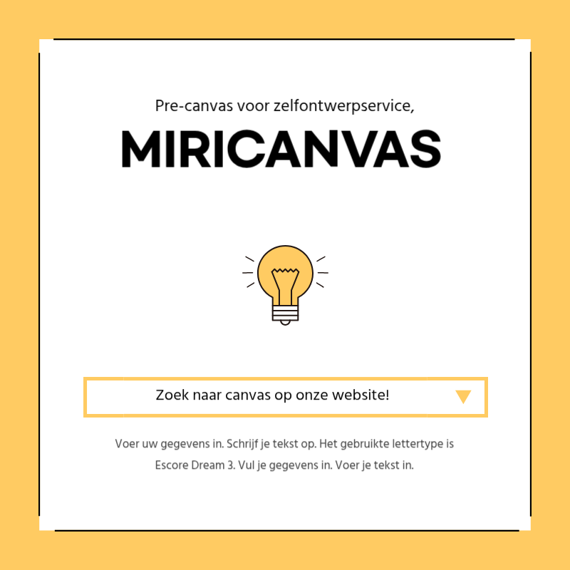 Maak een eenvoudige promotiepost in geel en grijs Presentatie