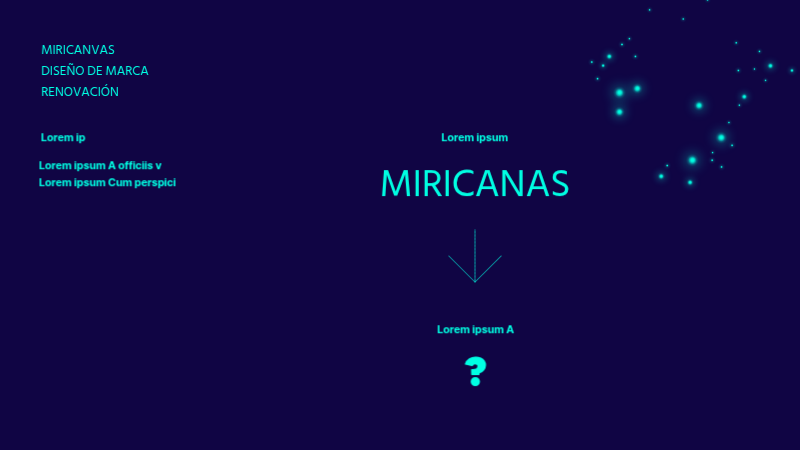 Una sencilla propuesta de renovación de marca en azul marino