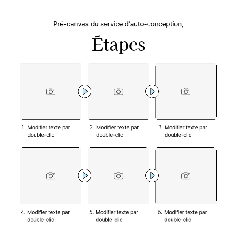 Créer un message promotionnel simple en bleu clair et gris Présentation