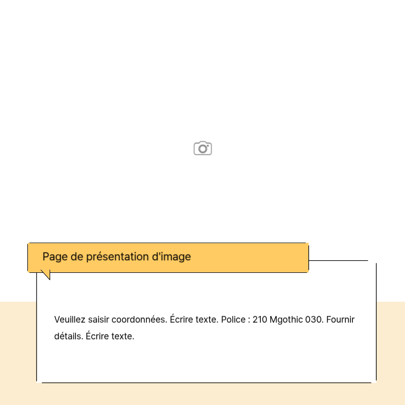 Créer un simple billet promotionnel en jaune et gris Présentation