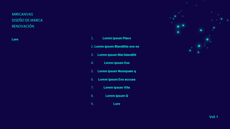 Una sencilla propuesta de renovación de marca en azul marino