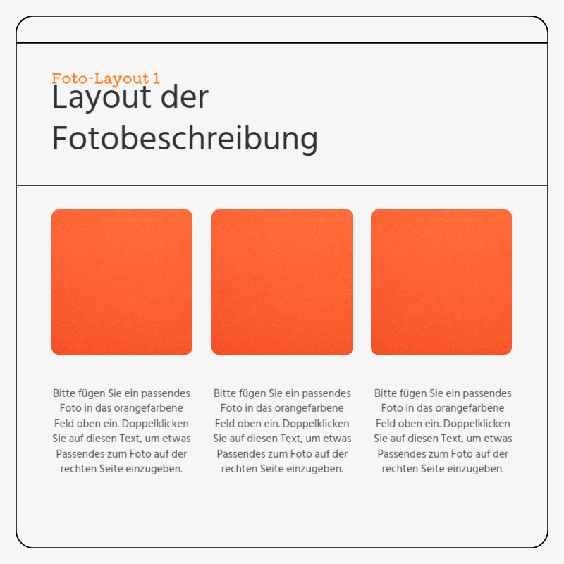 Einfache Visitenkarte in Grau und OrangeNews Ads