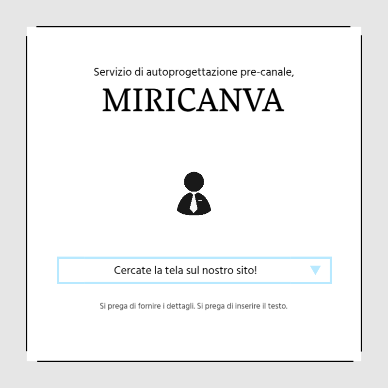 Creare un semplice post promozionale in blu chiaro e grigio Presentazione