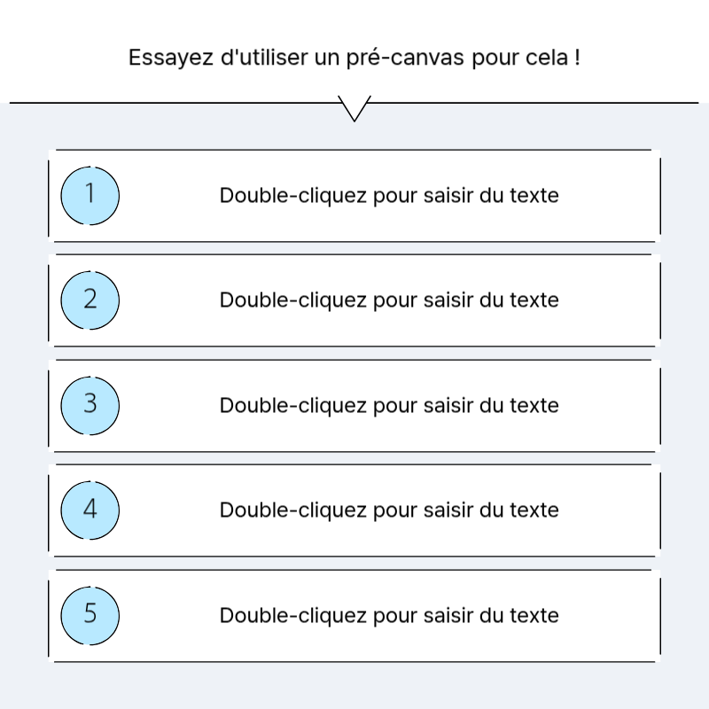 Créer un message promotionnel simple en bleu clair et gris Présentation