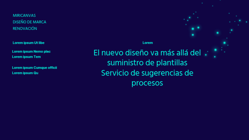 Una sencilla propuesta de renovación de marca en azul marino