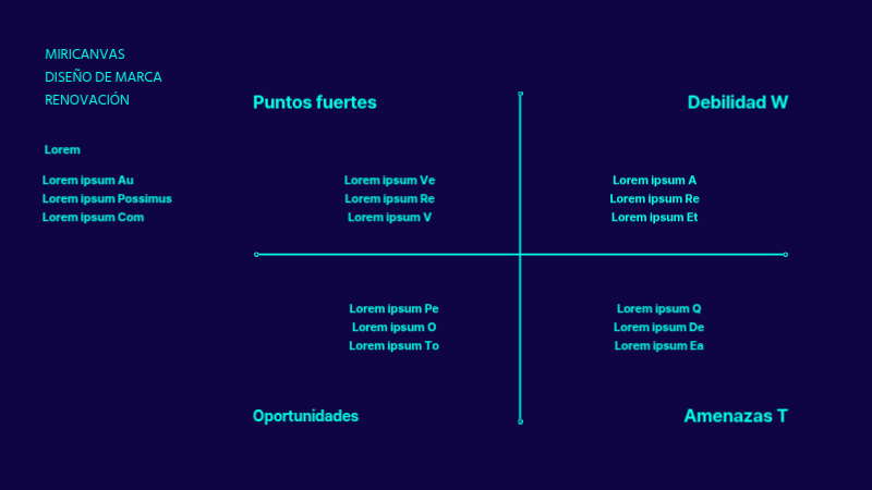 Una sencilla propuesta de renovación de marca en azul marino