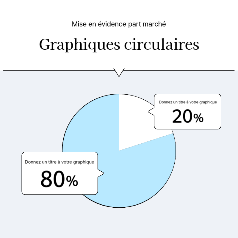 Créer un message promotionnel simple en bleu clair et gris Présentation