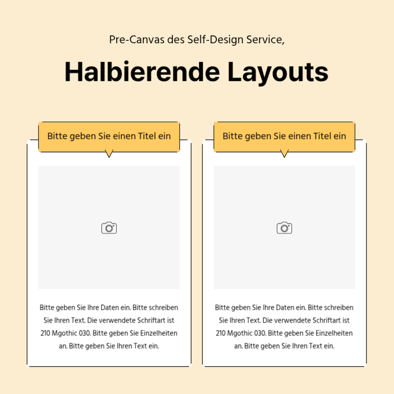 Erstellen Sie eine einfache Werbesendung in gelb und grau Präsentation