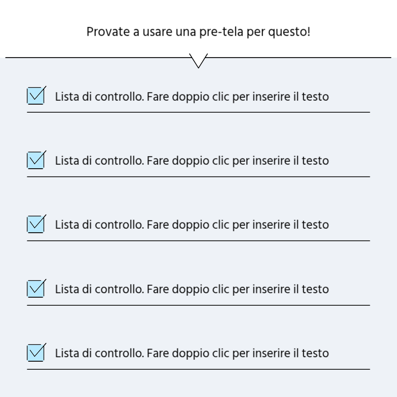 Creare un semplice post promozionale in blu chiaro e grigio Presentazione