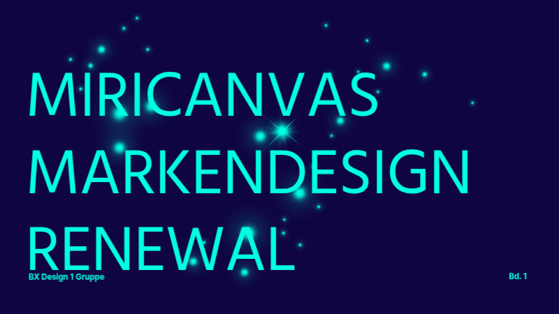 Ein einfacher, marineblauer Vorschlag zur Erneuerung der Marke