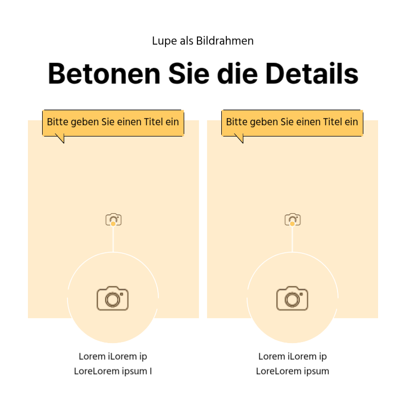Erstellen Sie eine einfache Werbesendung in gelb und grau Präsentation