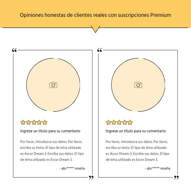 Crear un sencillo puesto promocional en amarillo y gris Presentación