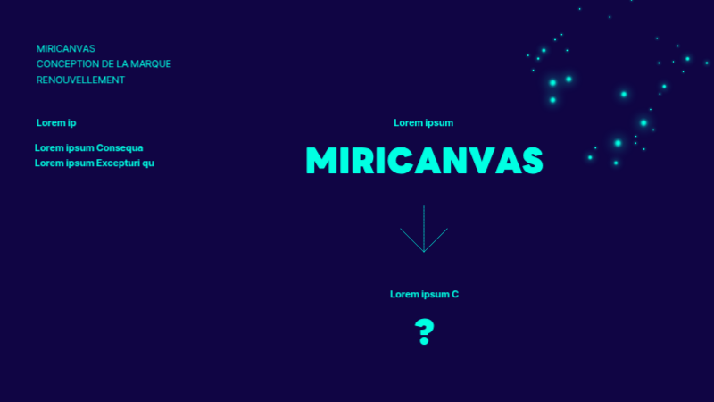 Une proposition simple de renouvellement de la marque en bleu marine