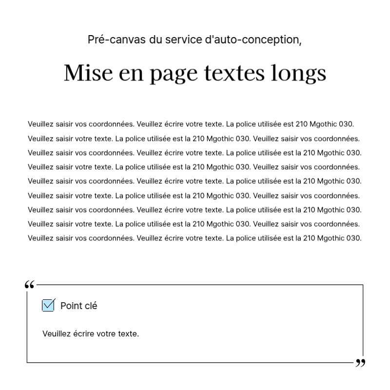 Créer un message promotionnel simple en bleu clair et gris Présentation