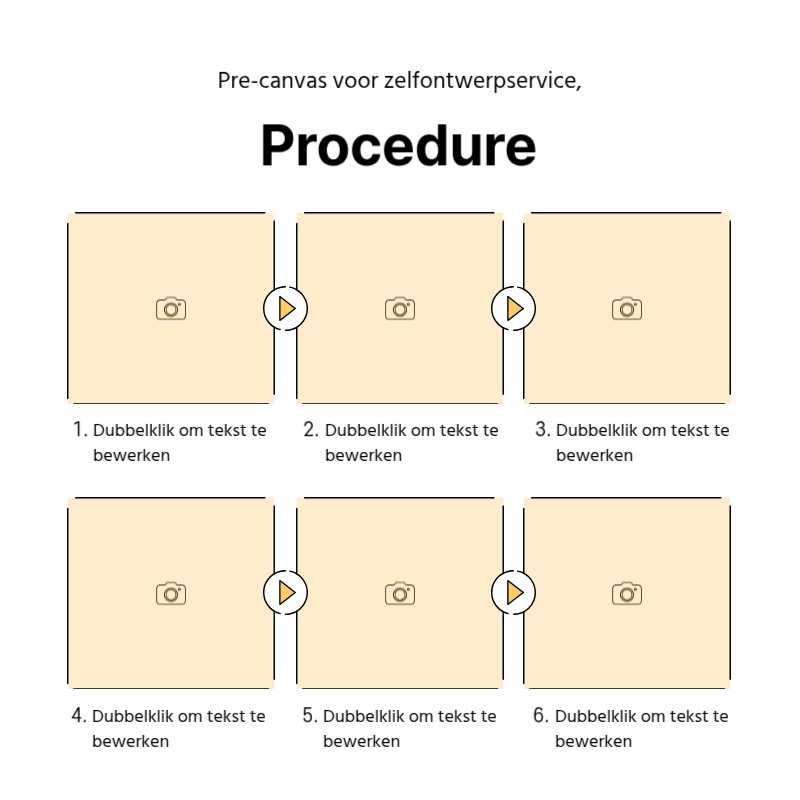 Maak een eenvoudige promotiepost in geel en grijs Presentatie