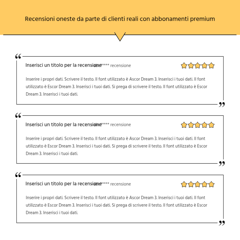 Creare un semplice post promozionale in giallo e grigio Presentazione