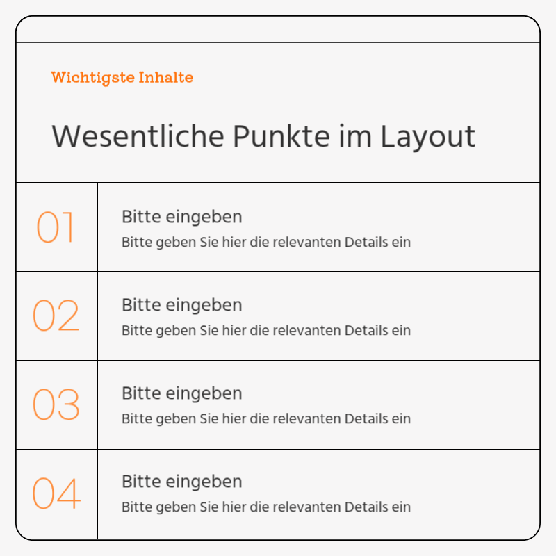 Einfache Visitenkarte in Grau und OrangeNews Ads