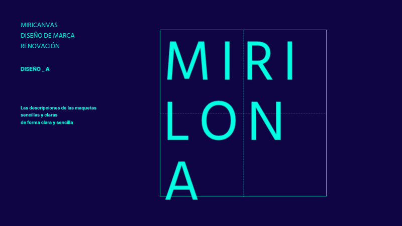 Una sencilla propuesta de renovación de marca en azul marino