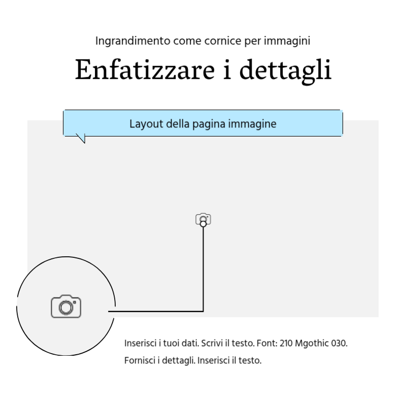 Creare un semplice post promozionale in blu chiaro e grigio Presentazione