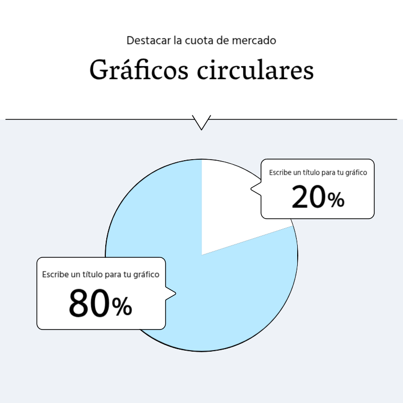 Crear un sencillo puesto promocional en azul claro y gris Presentación