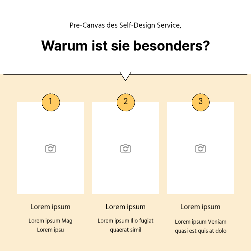 Erstellen Sie eine einfache Werbesendung in gelb und grau Präsentation