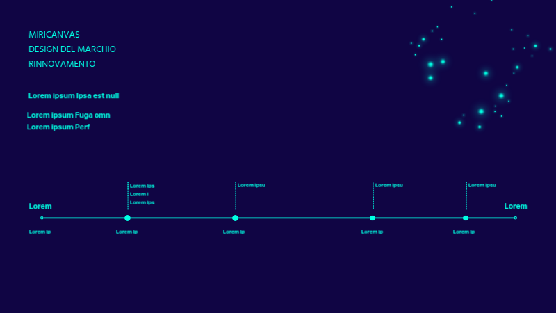 Una proposta di rinnovo del marchio semplice e blu navy