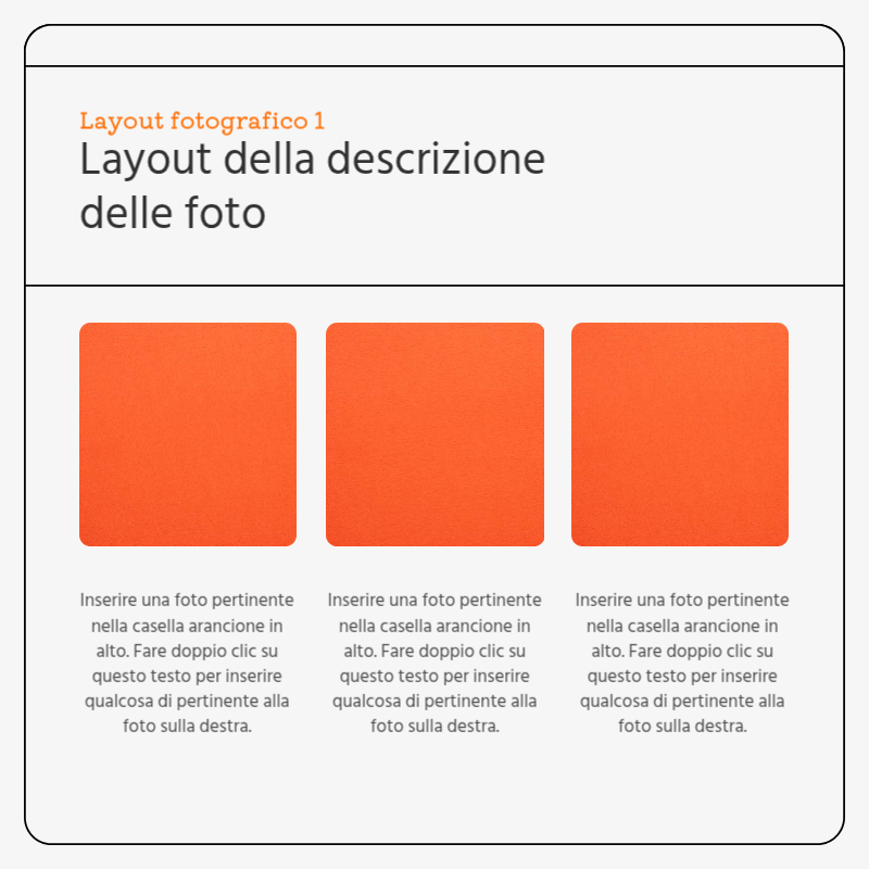 Biglietto da visita semplice in grigio e arancioneNews Ads