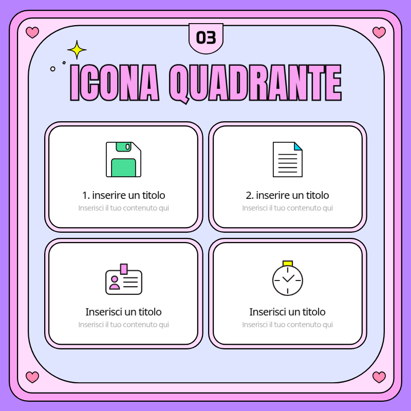 Promuovere cornici TV retrò kitsch in rosa e viola