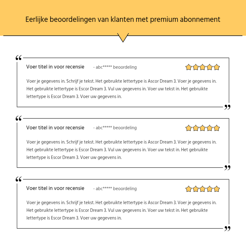 Maak een eenvoudige promotiepost in geel en grijs Presentatie