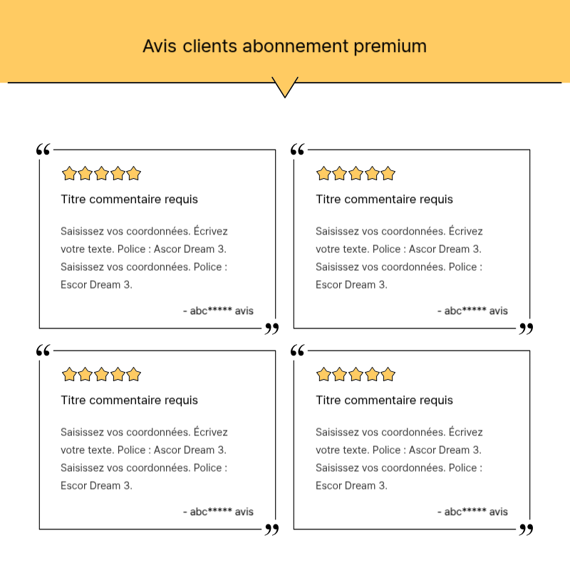 Créer un simple billet promotionnel en jaune et gris Présentation