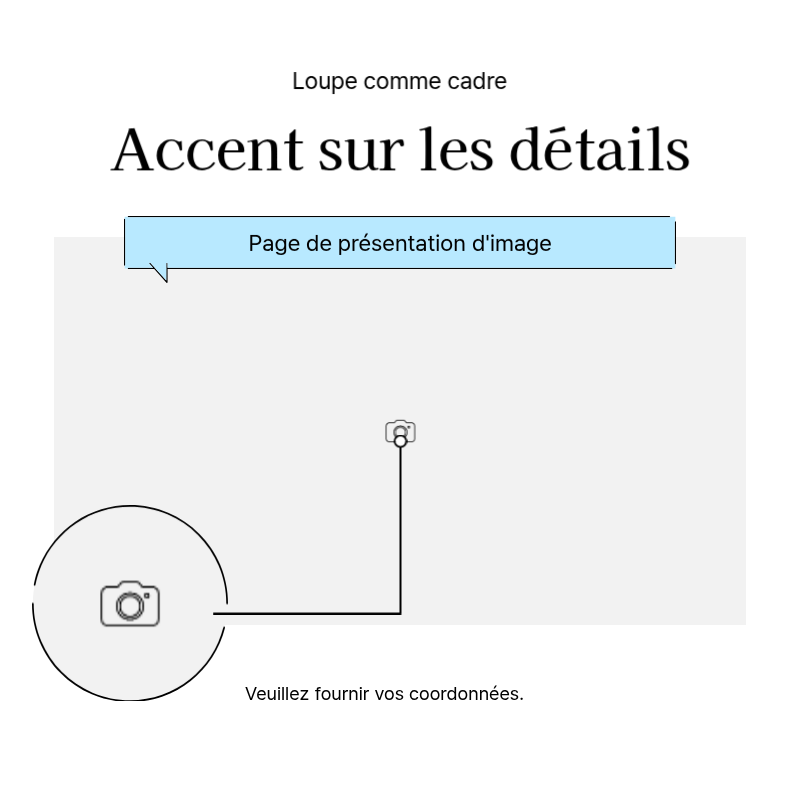 Créer un message promotionnel simple en bleu clair et gris Présentation