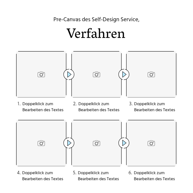Erstellen Sie eine einfache Werbepost in hellblau und grau Präsentation