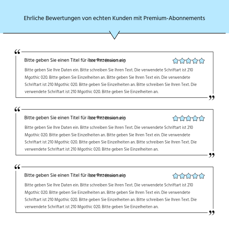 Erstellen Sie eine einfache Werbepost in hellblau und grau Präsentation