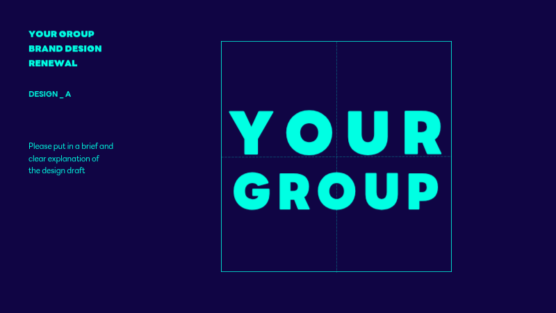 Navy Modern Brand Design Presentation