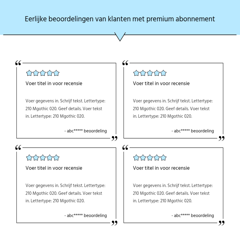 Maak een eenvoudige promotiepost in lichtblauw en grijs Presentatie