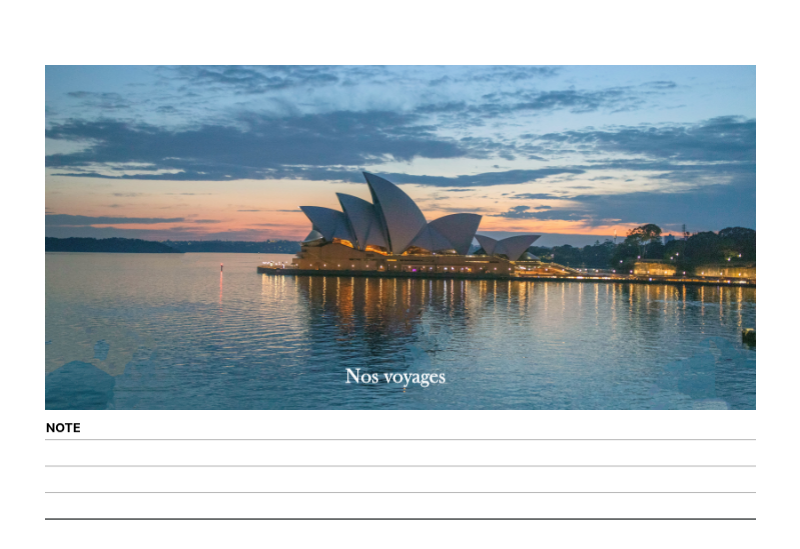 Cadre de voyage concepts de photos de différents pays