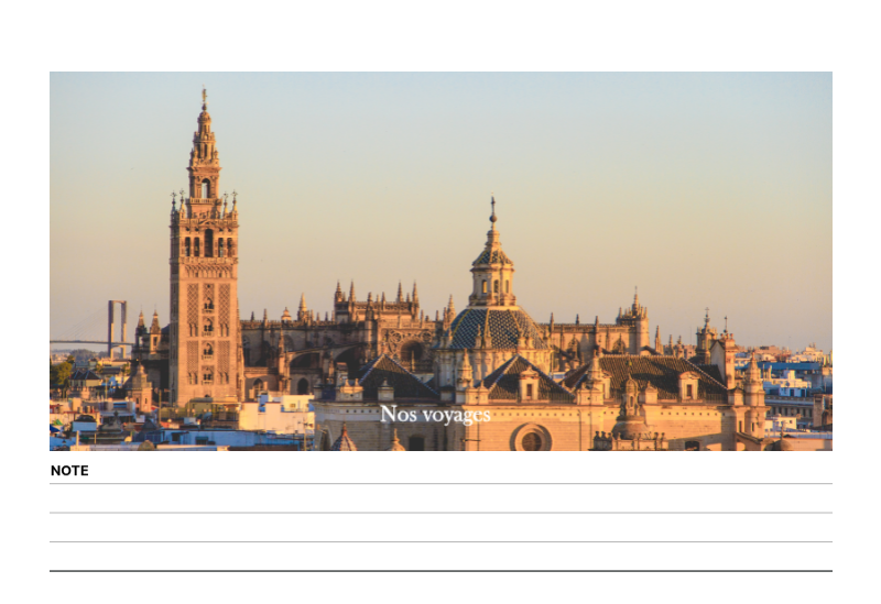 Cadre de voyage concepts de photos de différents pays