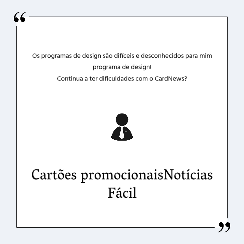 Criar uma publicação promocional simples em azul claro e cinzento Apresentação