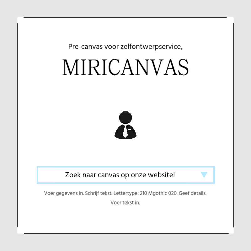 Maak een eenvoudige promotiepost in lichtblauw en grijs Presentatie