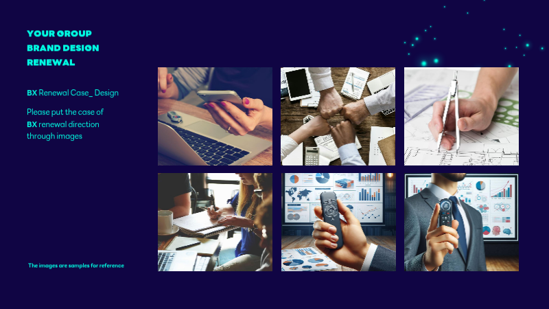 Navy Modern Brand Design Presentation