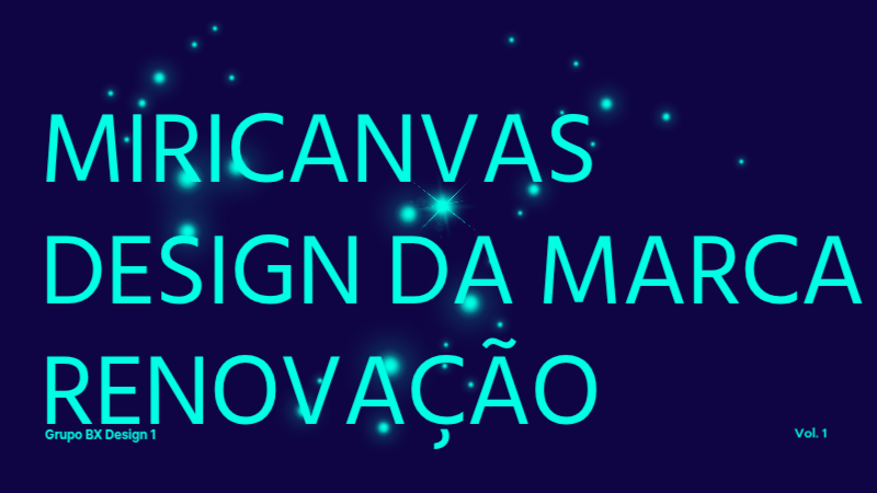 Uma proposta simples de renovação da marca em azul-marinho
